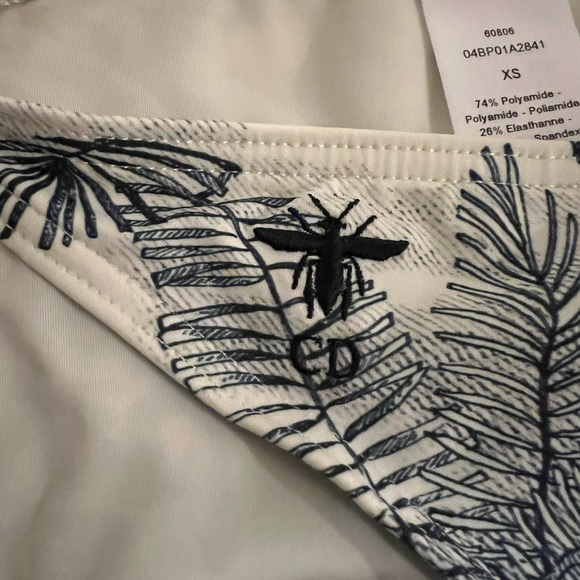 DIOR Toile de Jouy Porcelain Blue Bikini Top & Bottom Set XS NWT - Picture 7 of 10